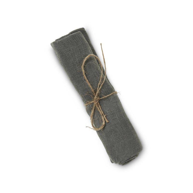 Boel & Jan Mandela 4 - pack Servett 40x40, Grå - Azalea Home