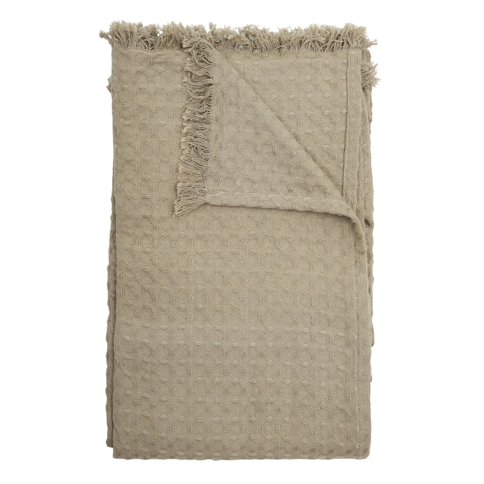 Boel & Jan Mellby Pläd 125x150, Beige - Azalea Home