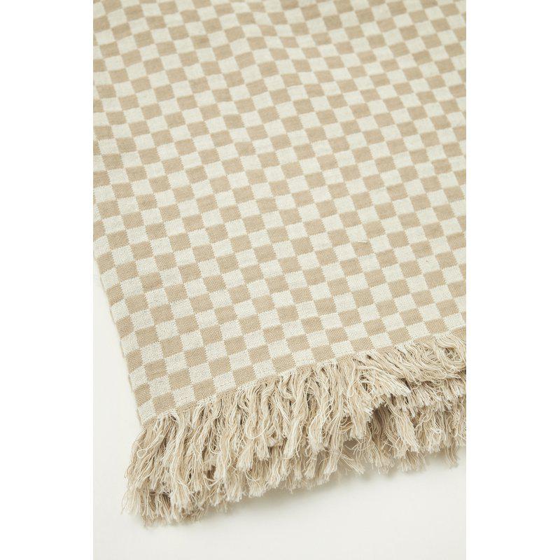 Boel & Jan Nefelli Pläd 130x170, Beige - Azalea Home