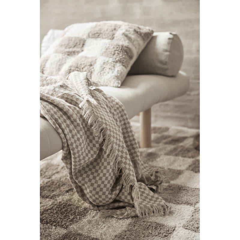 Boel & Jan Nefelli Pläd 130x170, Beige - Azalea Home