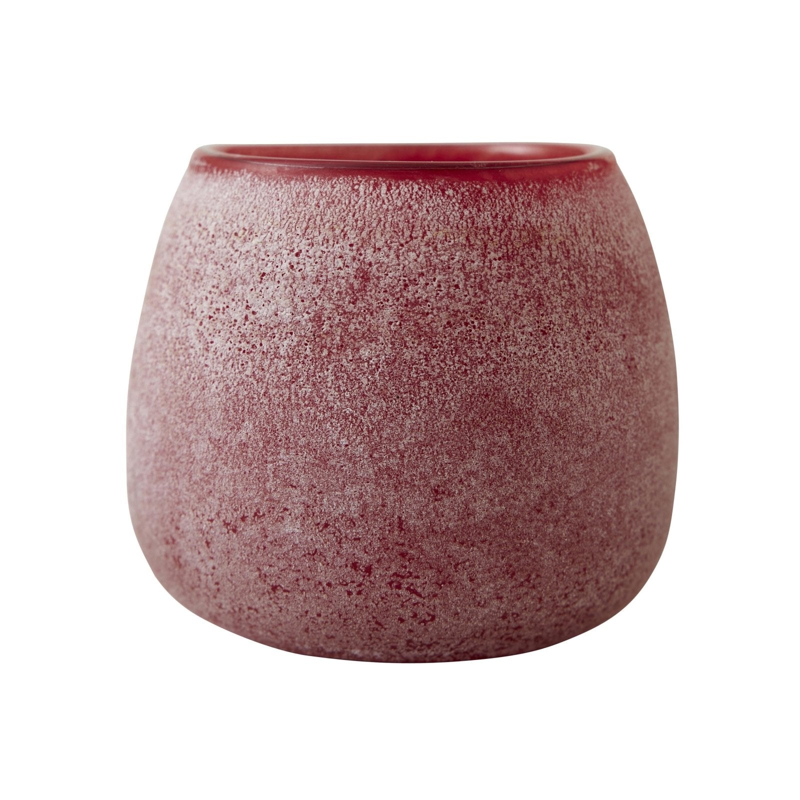 Boel & Jan Norrvik Ljuslykta 7,5x7,5x6,5, Röd - Azalea Home
