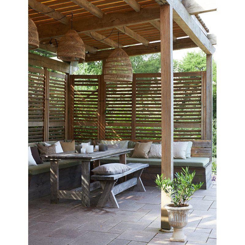 Boel & Jan Outdoor melange Kuddfodral 40x60, Beige - Azalea Home