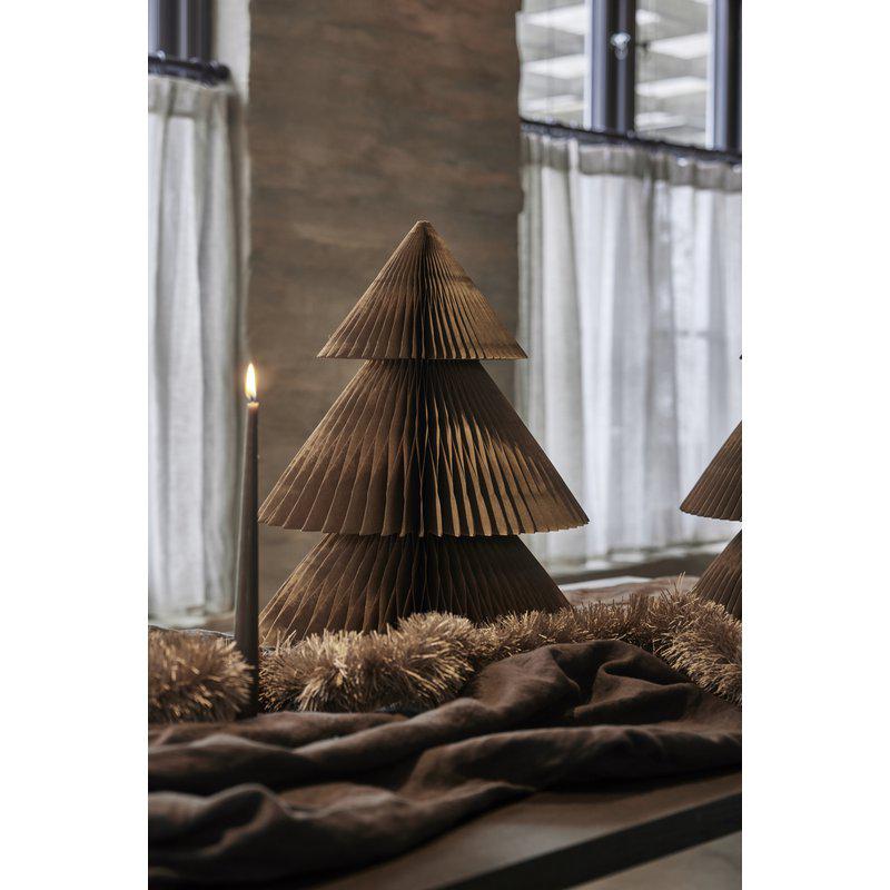 Boel & Jan Paper tree Dekoration 50x42, Brun - Azalea Home