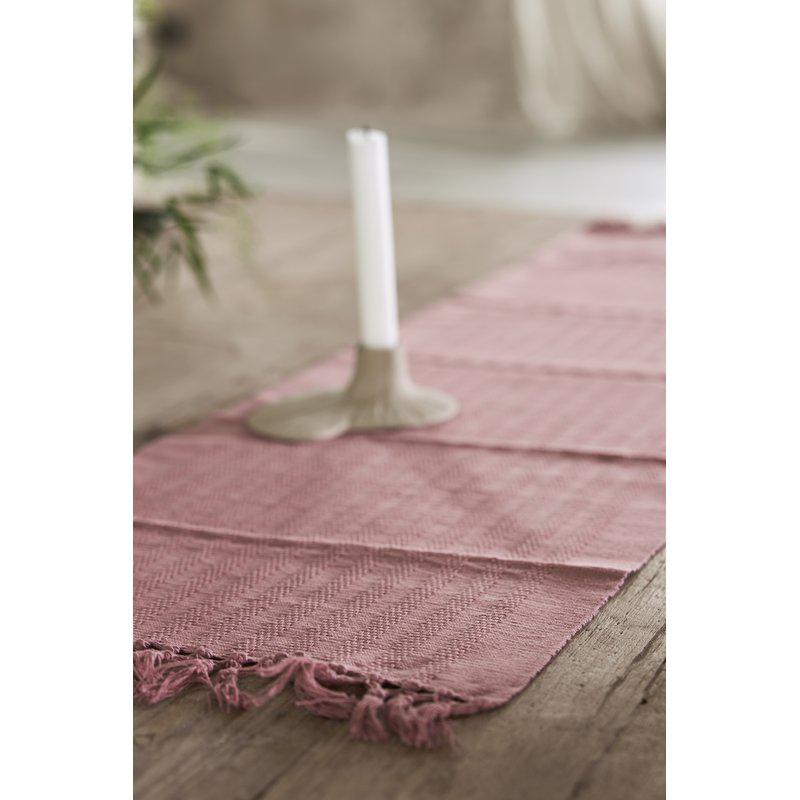 Boel & Jan Sabrina Löpare 35x120, Rosa - Azalea Home
