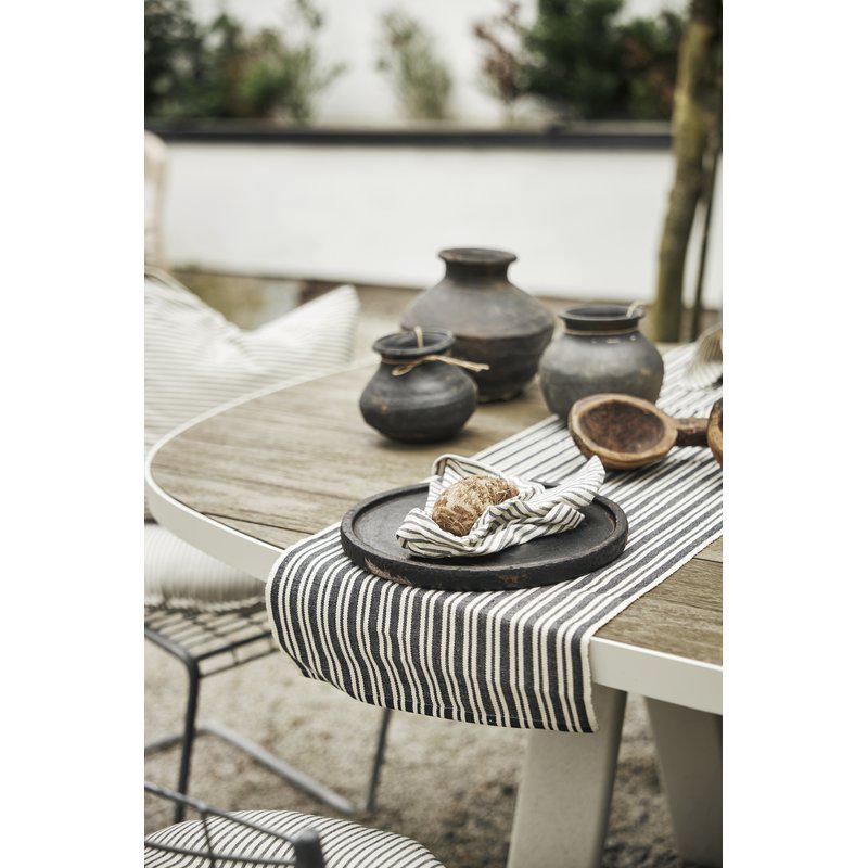 Boel & Jan Sammie 4 - pack Servett 40x40, Svart - Azalea Home