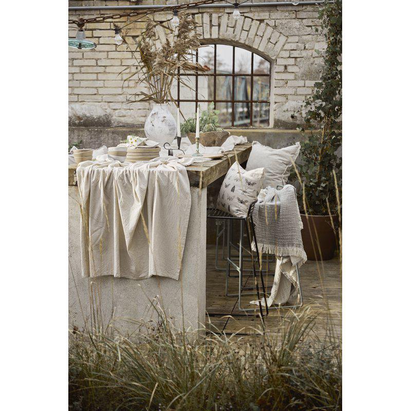 Boel & Jan Samos Pläd 120x150, Grå - Azalea Home
