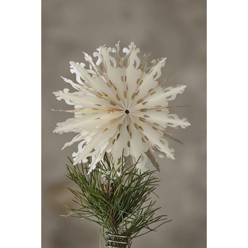 Boel & Jan Tree Toppstjärna 34x20, Vit - Azalea Home