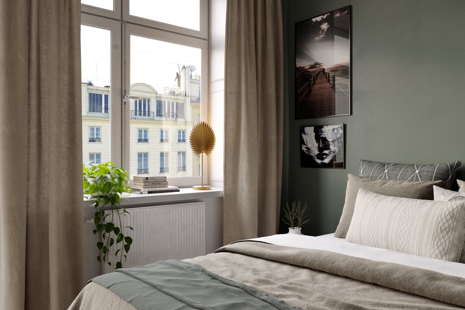 By Rydéns Aruba bordslampa matt guld - Azalea Home