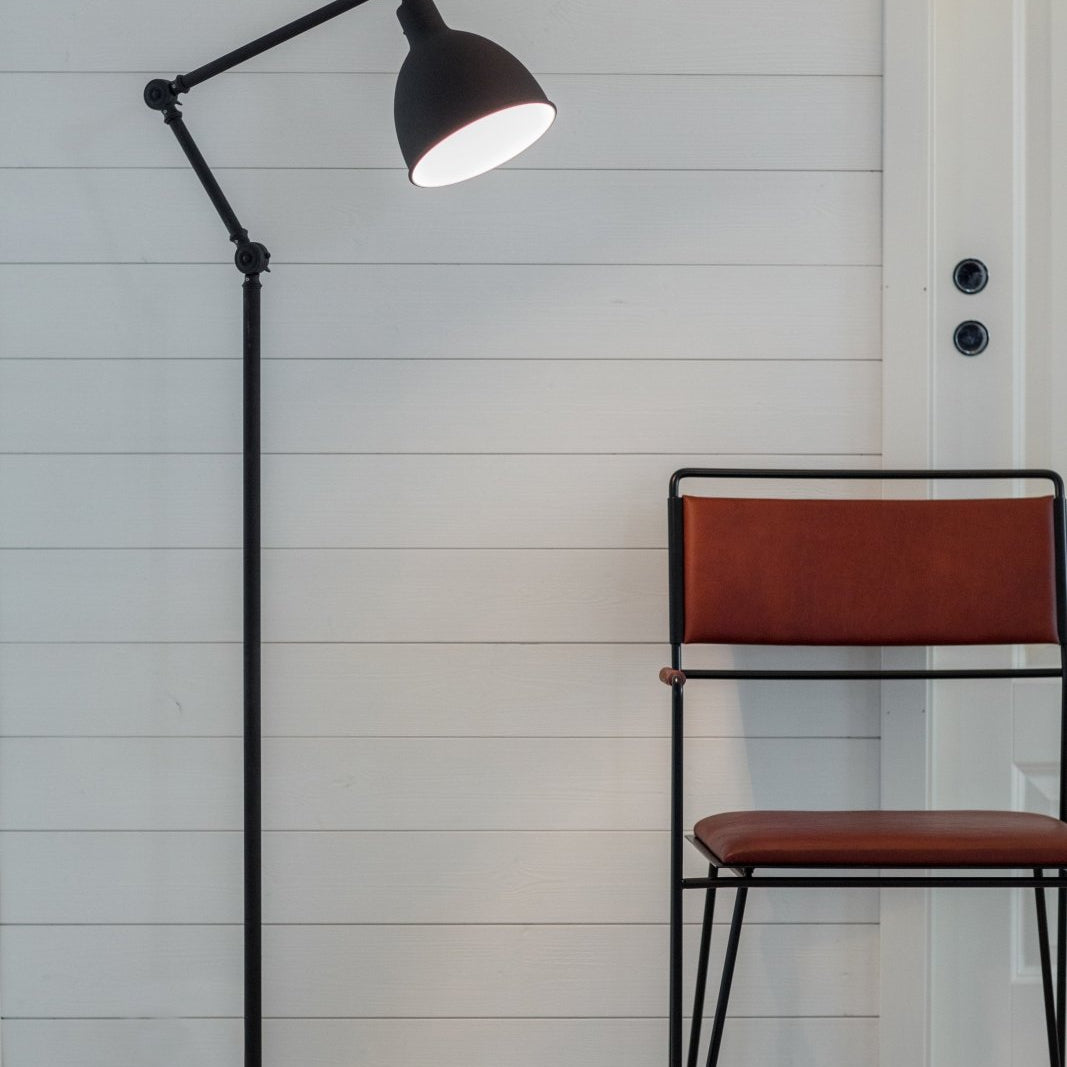 By Rydéns Bazar golvlampa sandsvart - Azalea Home
