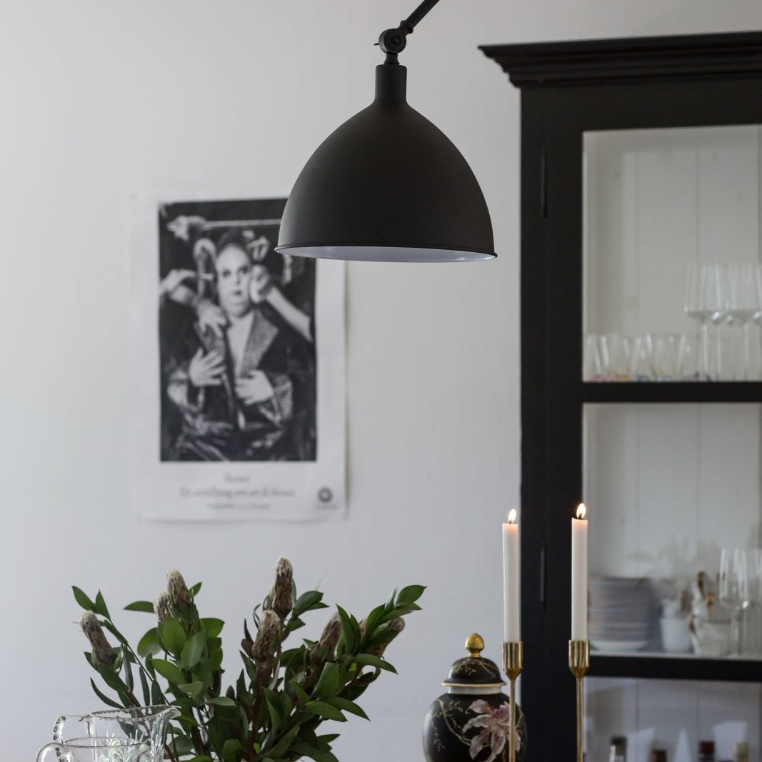 By Rydéns Bazar taklampa Ø30 cm sandsvart - Azalea Home
