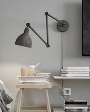 By Rydéns Bazar vägglampa l61.5 - 122.cm sandgrå - Azalea Home