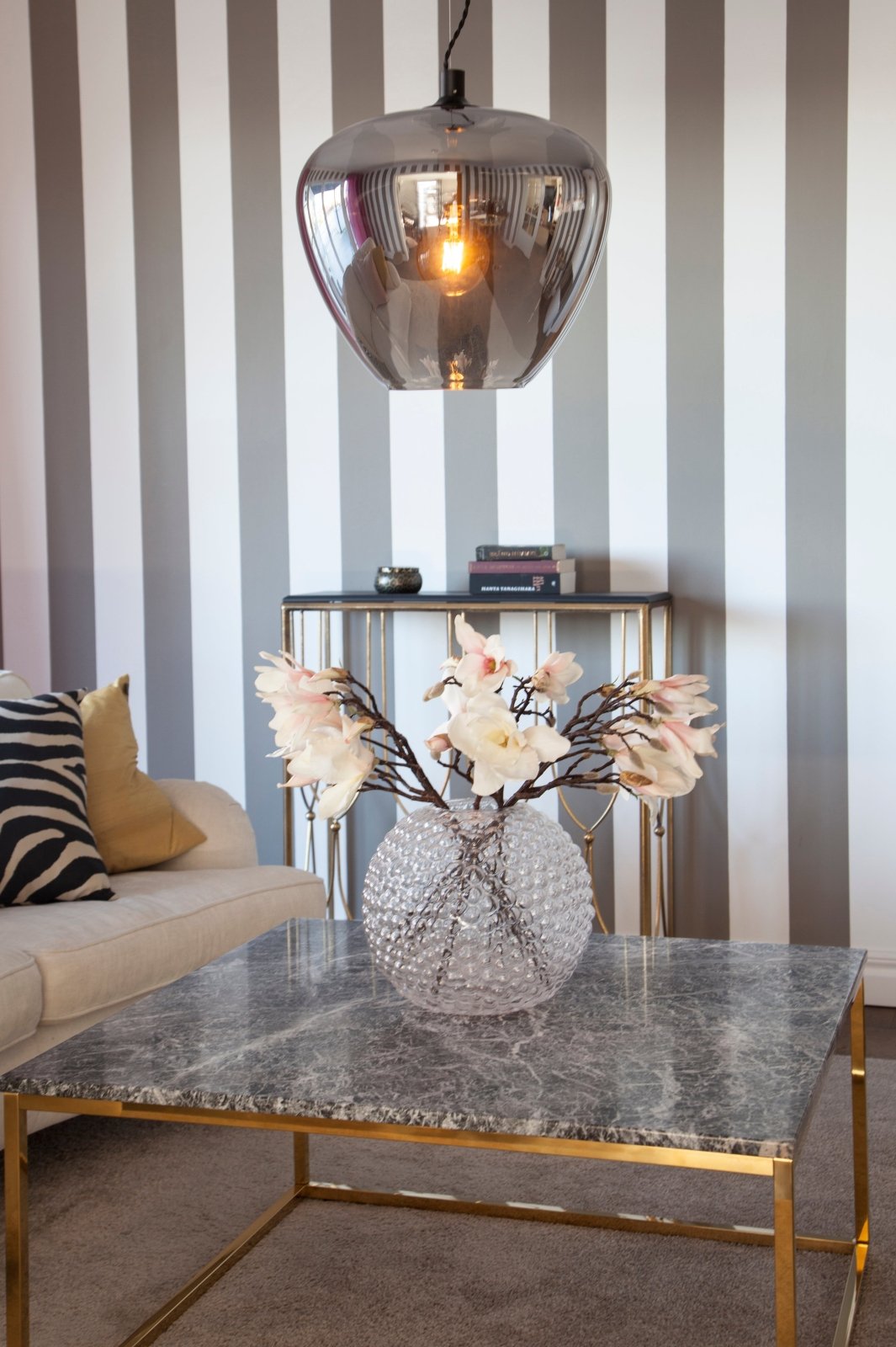 By Rydéns Bellissimo Grande taklampa Ø40 cm rökgrå - Azalea Home