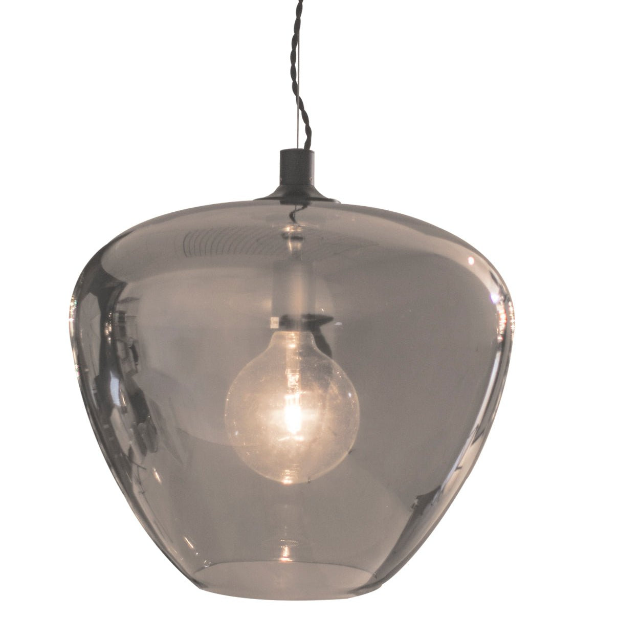 By Rydéns Bellissimo Grande taklampa Ø40 cm rökgrå - Azalea Home