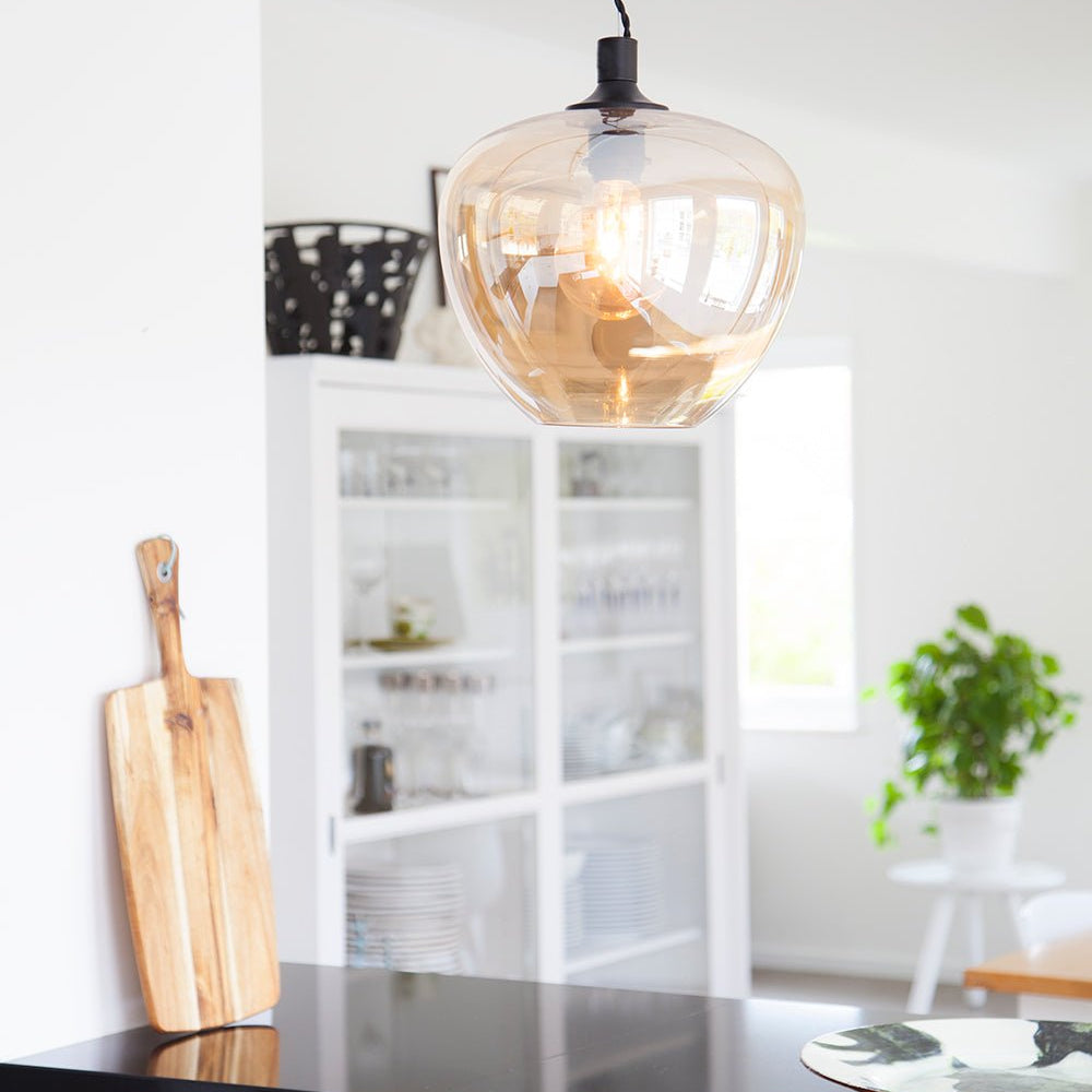 By Rydéns Bellissimo taklampa Ø28 cm amber - Azalea Home