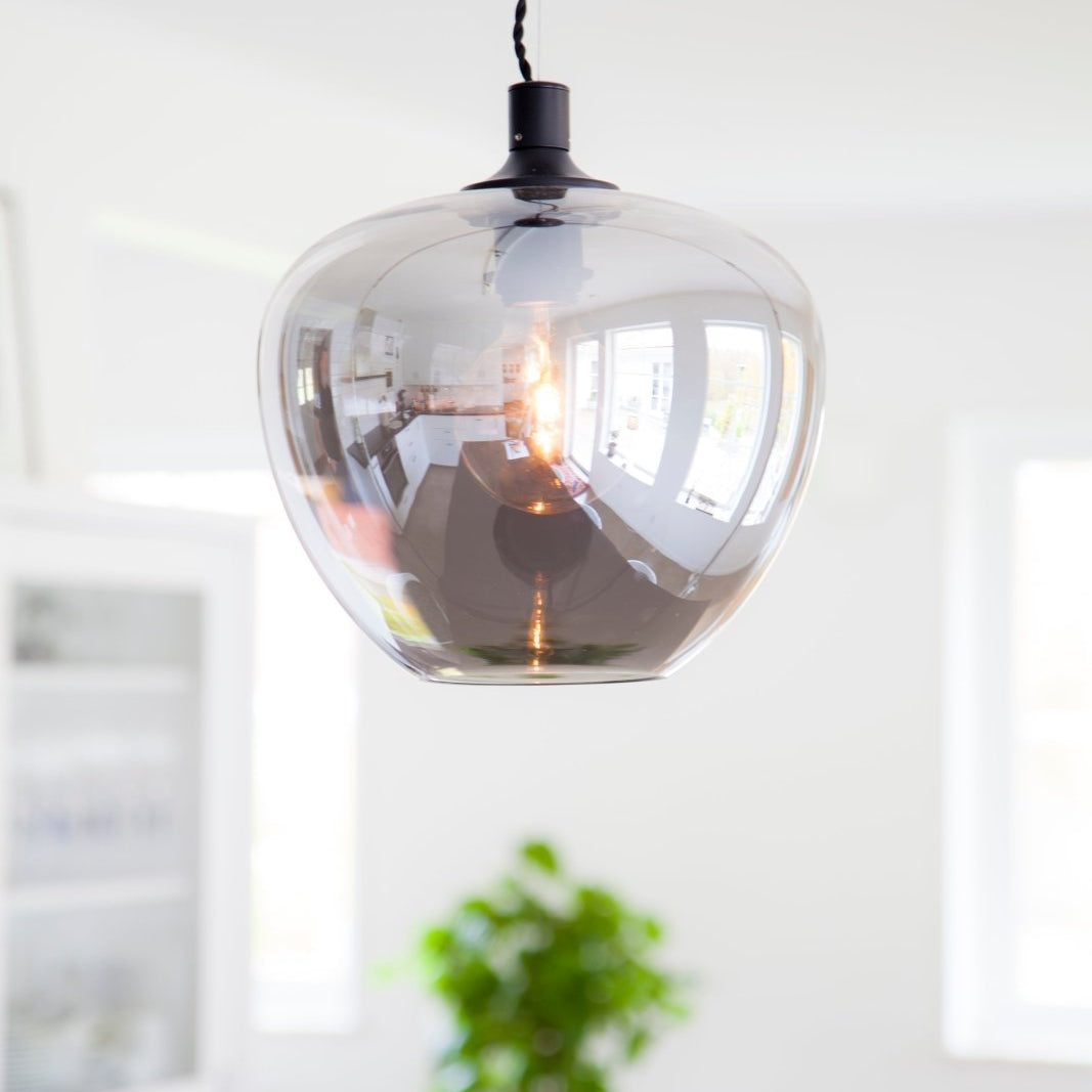 By Rydéns Bellissimo taklampa Ø28 cm rökgrå - Azalea Home