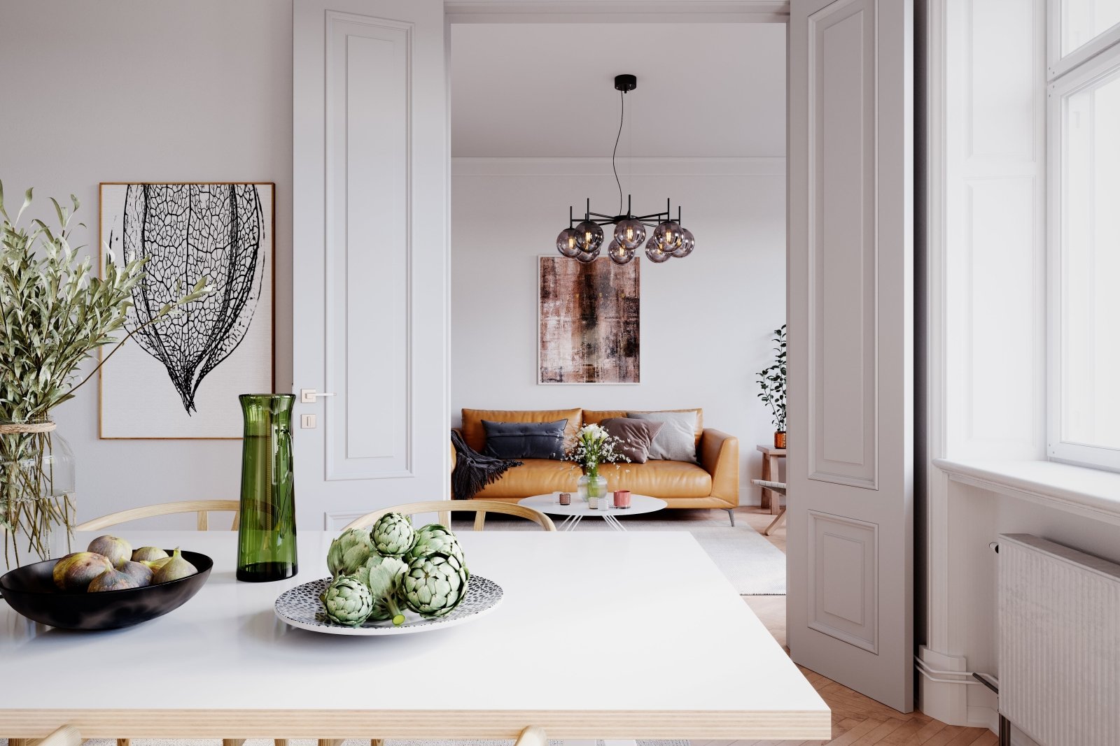 By Rydéns Boyle taklampa 8 - låg rökgrå - Azalea Home