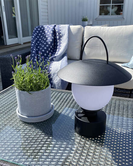 By Rydéns Castro bordslampa sandsvart USB IP44 - Azalea Home