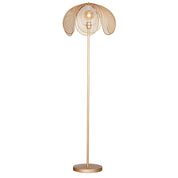 By Rydéns Daisy golvlampa matt guld - Azalea Home