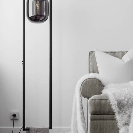 By Rydéns Dixton golvlampa rökgrå - Azalea Home