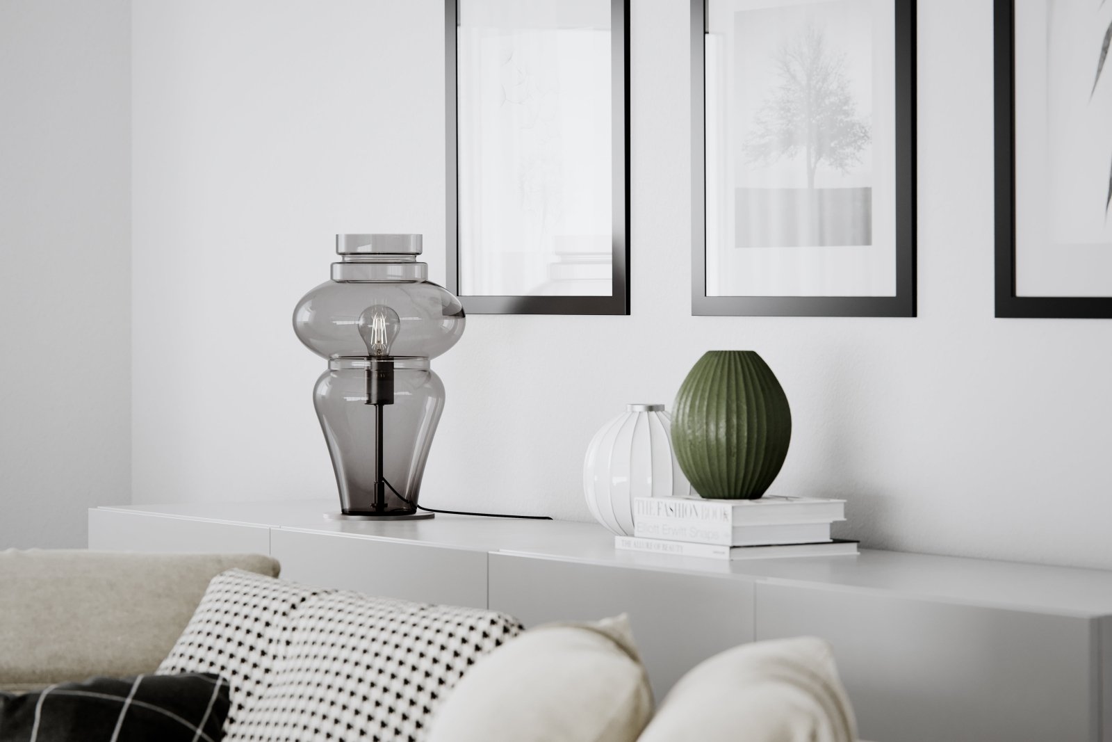 By Rydéns Dolores bordslampa grå - Azalea Home