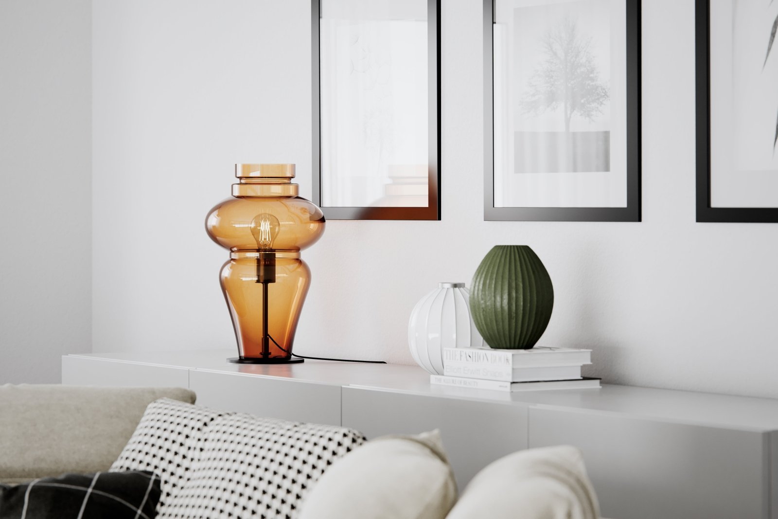 By Rydéns Dolores bordslampa konjak - Azalea Home