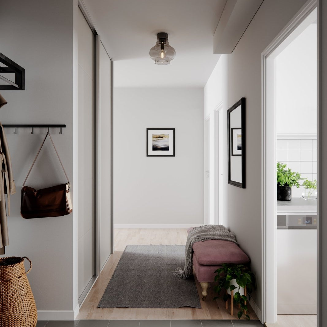 By Rydéns Dolores plafond Ø30 cm grå - Azalea Home