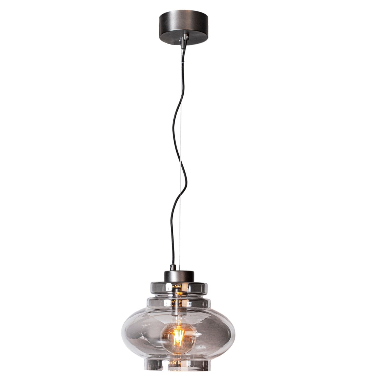 By Rydéns Dolores taklampa Ø30 cm grå - Azalea Home