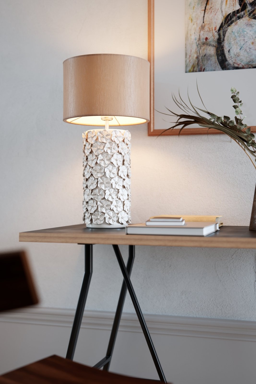 By Rydéns Fiore bordlampa H54 cm beige - Azalea Home