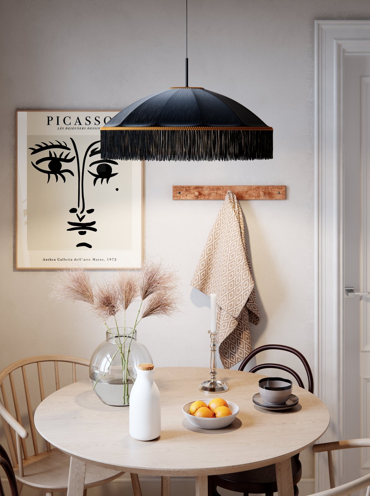 By Rydéns Francis taklampa Ø60 cm svart - Azalea Home