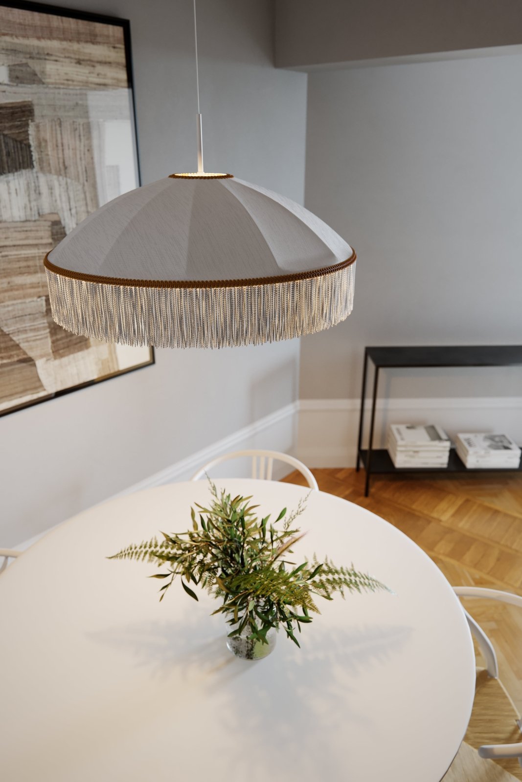 By Rydéns Francis taklampa Ø60 cm vit - Azalea Home