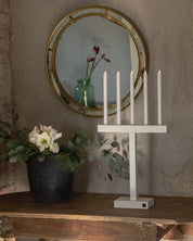 By Rydéns Glimmer Adventsljusstake vit - Azalea Home