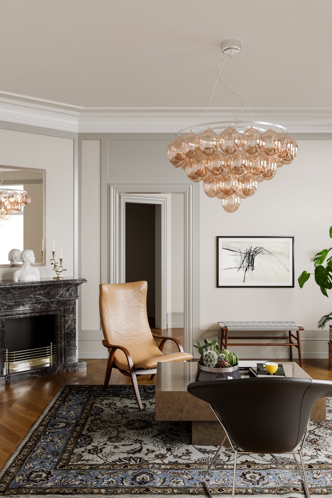 By Rydéns Gross Giant taklampa amber - Azalea Home