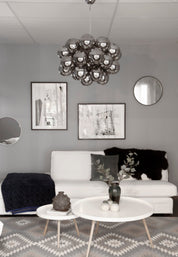 By Rydéns Gross Grande taklampa Ø62 cm rökgrå - Azalea Home