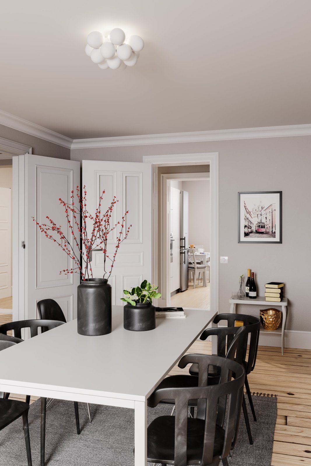 By Rydéns Gross plafond Ø30 cm vit matt - Azalea Home