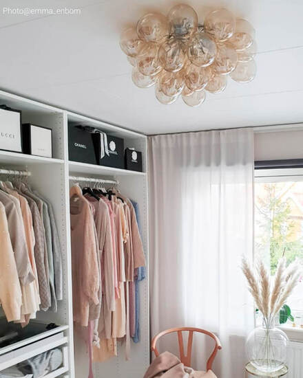 By Rydéns Gross plafond Ø50 cm amber - Azalea Home