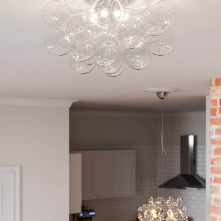 By Rydéns Gross plafond Ø50 cm klarglas - Azalea Home