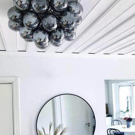 By Rydéns Gross plafond Ø50 cm rökgrå - Azalea Home