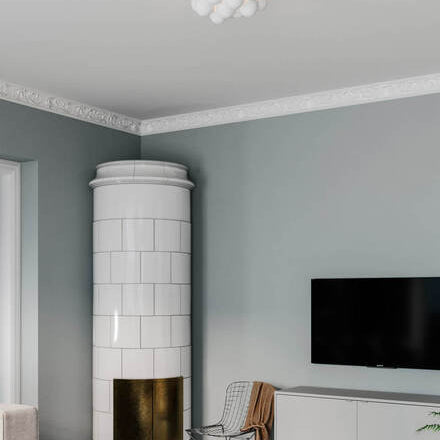By Rydéns Gross plafond Ø50 cm vit matt - Azalea Home