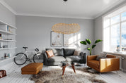 By Rydéns Hayden taklampa LED L115 cm guld - Azalea Home