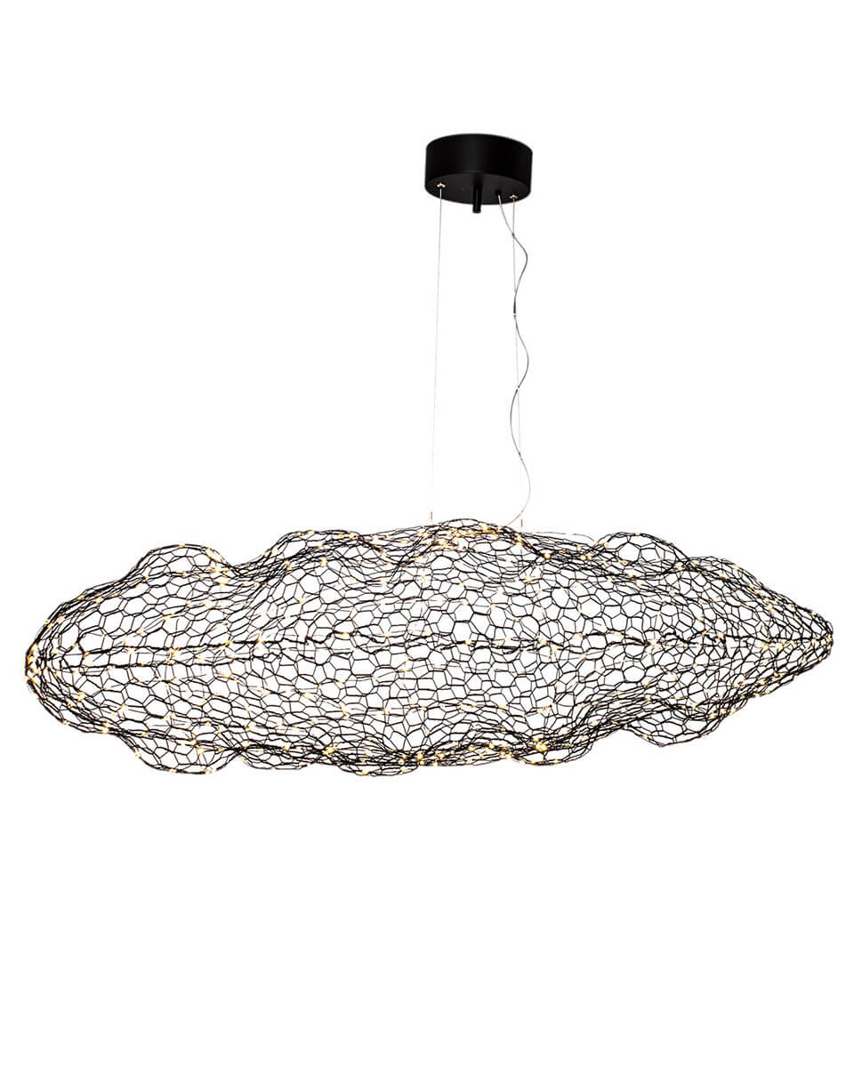 By Rydéns Hayden taklampa LED L115 cm svart matt - Azalea Home