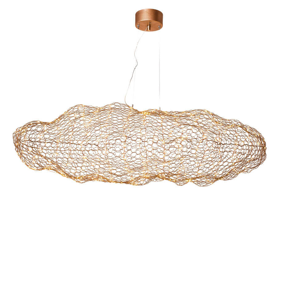 By Rydéns Hayden taklampa LED L76 cm guld - Azalea Home