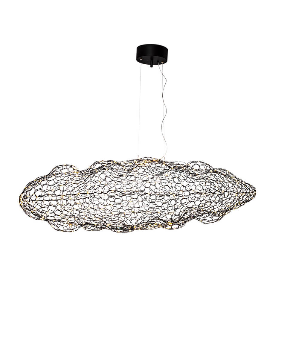 By Rydéns Hayden taklampa LED L76 cm svart matt - Azalea Home