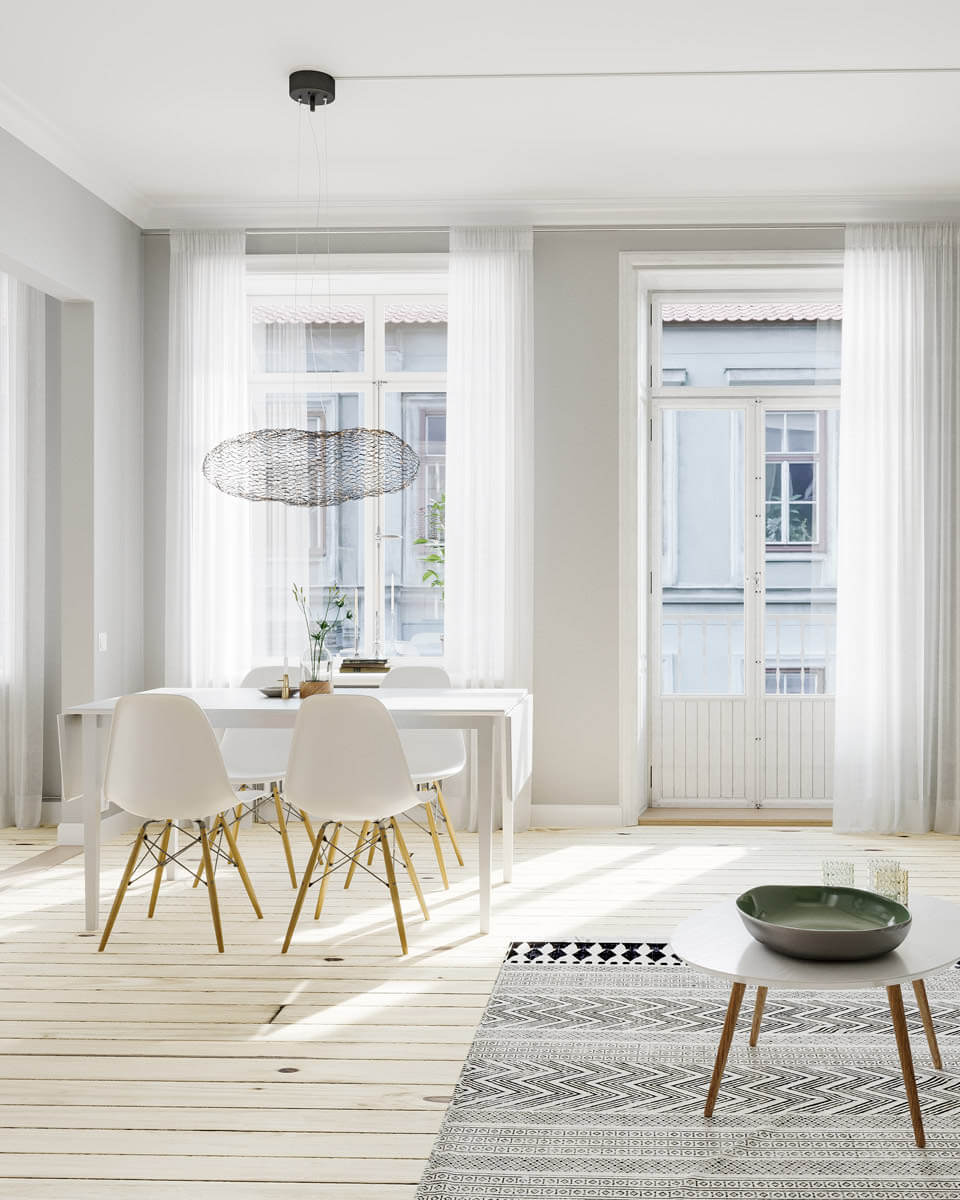 By Rydéns Hayden taklampa LED L76 cm svart matt - Azalea Home