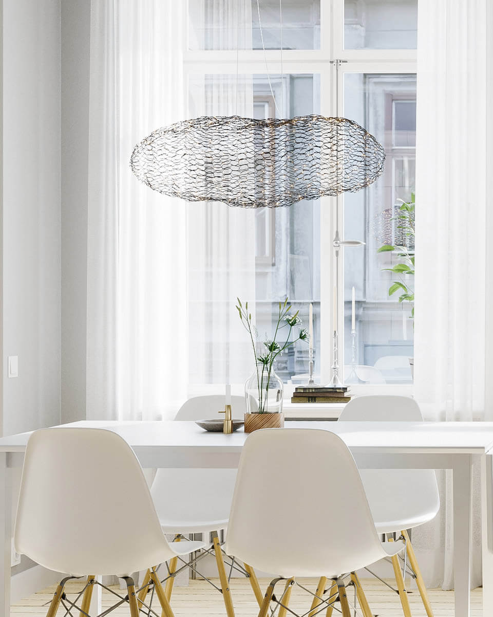 By Rydéns Hayden taklampa LED L76 cm svart matt - Azalea Home
