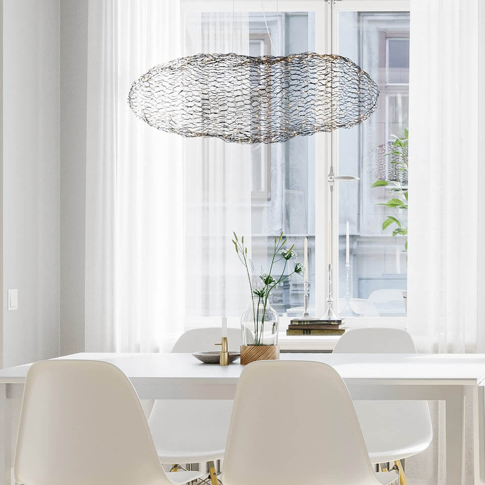 By Rydéns Hayden taklampa LED L76 cm svart matt - Azalea Home