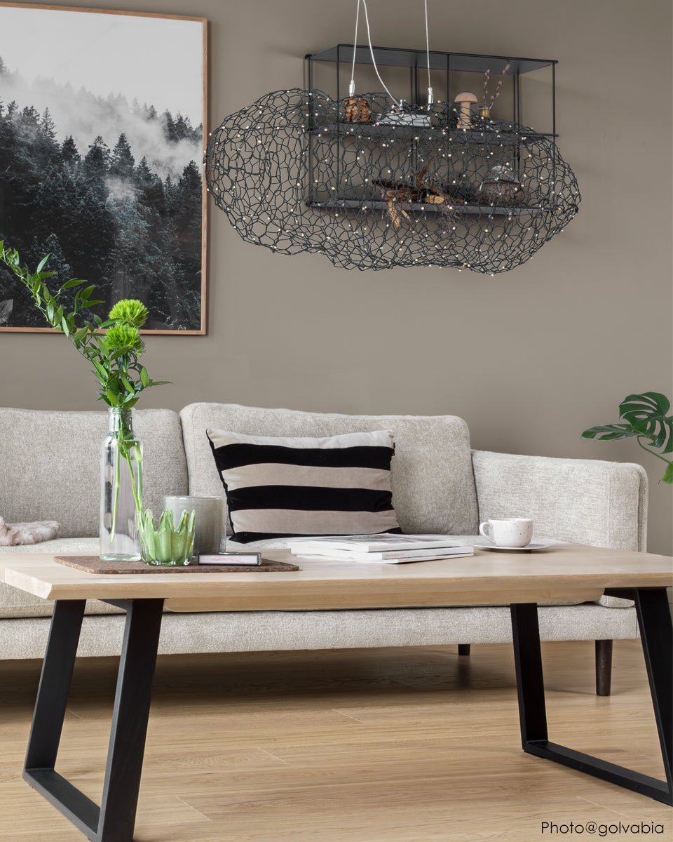 By Rydéns Hayden taklampa LED L76 cm svart matt - Azalea Home