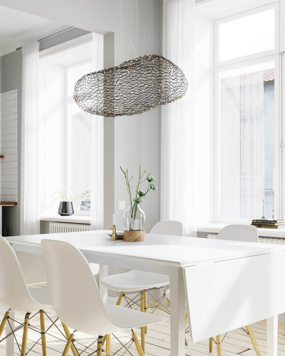 By Rydéns Hayden taklampa LED L76 cm svart matt - Azalea Home