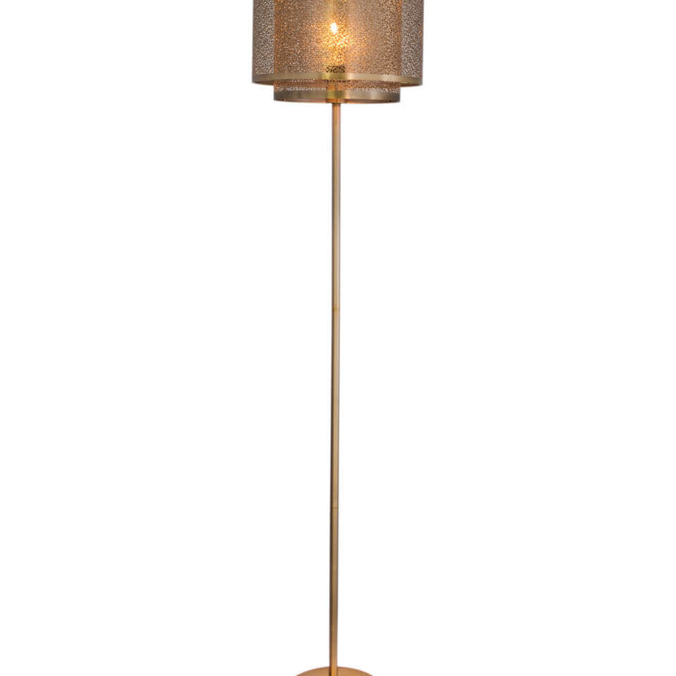 By Rydéns Hermine golvlampa mässing - Azalea Home