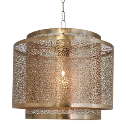 By Rydéns Hermine taklampa Ø34 cm mässing - Azalea Home