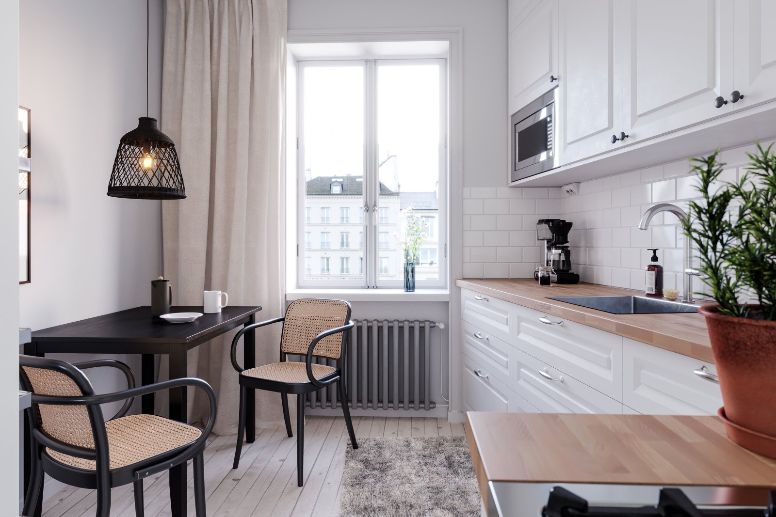 By Rydéns Lucena taklampa Ø34 cm svart - Azalea Home